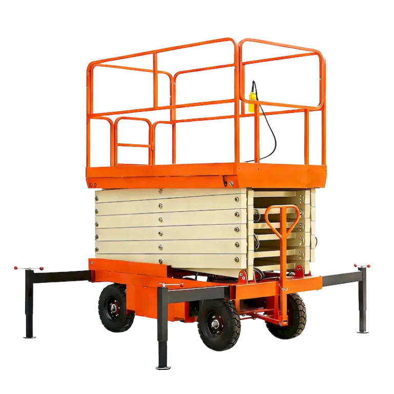Manually-Pulled Scissor Lifts