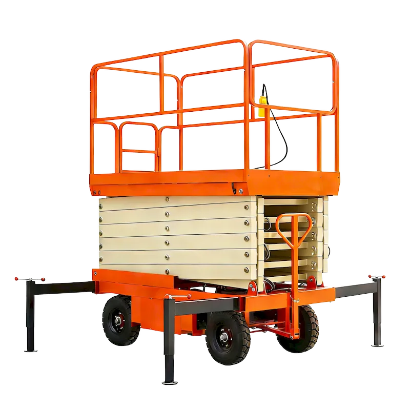 Manually-Pulled Scissor Lifts