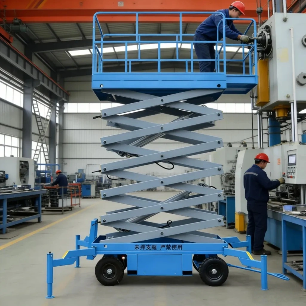 Manually-pulled Scissor Lifts