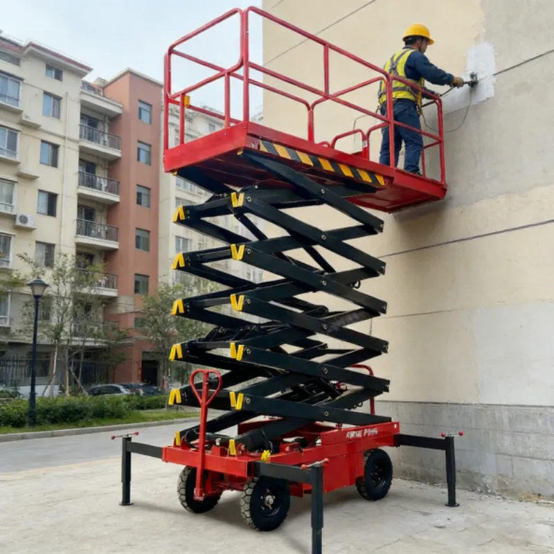 Manually-pulled Scissor Lifts
