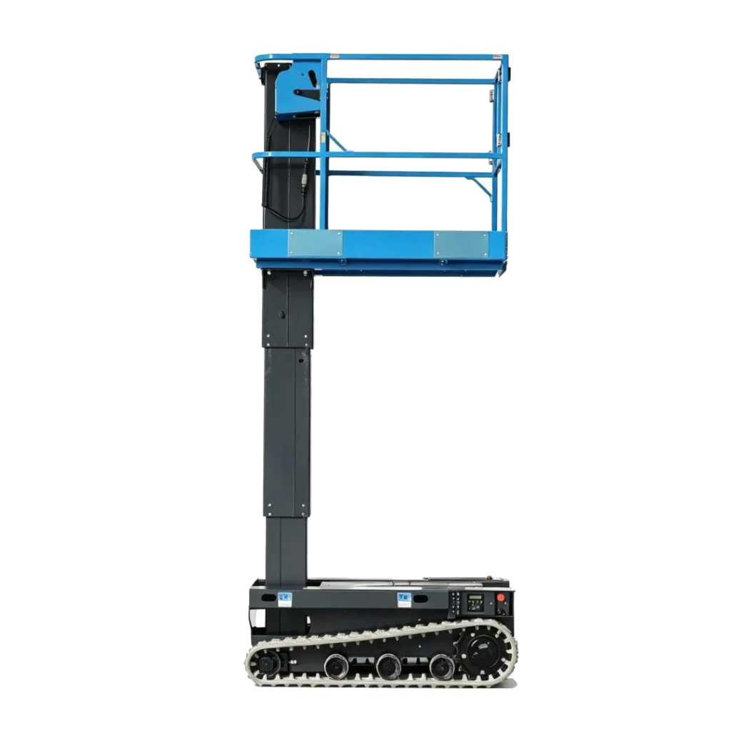 SDEAST Crawler-Mounted Forklift-Style Mast Lift